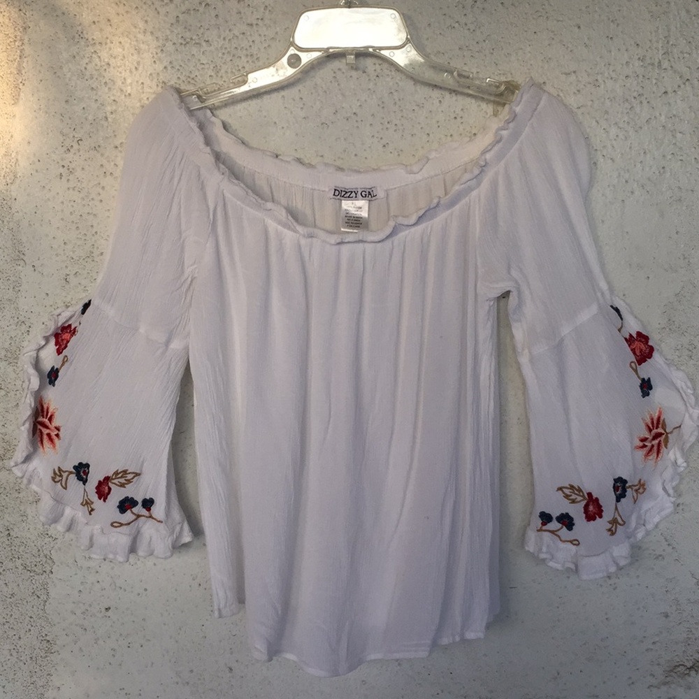 Off the shoulder blouse
